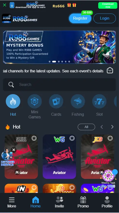 R988 Game App