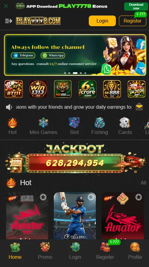 PLAY7778 Game App