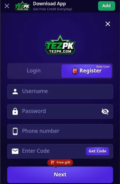 TEZPK Game Register